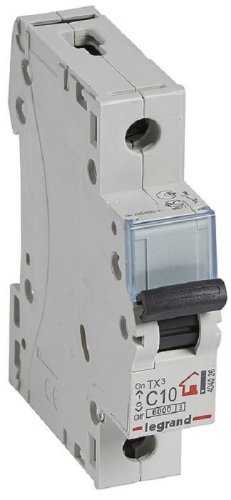 Выключатель автоматический Legrand TX3 6000 1п 10А C 6кА картинка